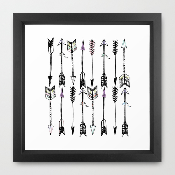 Arrows & more arrows Framed Print