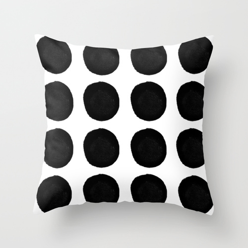 Nordic interior dotted throw pillow