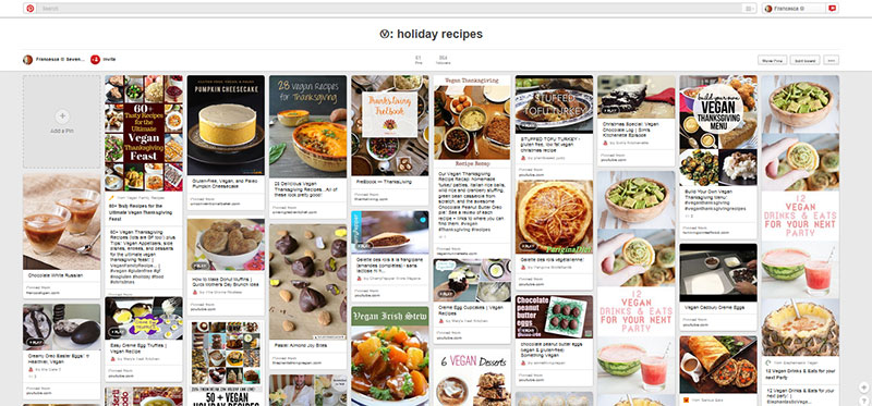 My Ⓥ: holiday recipes Pinterest board. Hundreds of more holidays recipes are waiting to be discovered!
