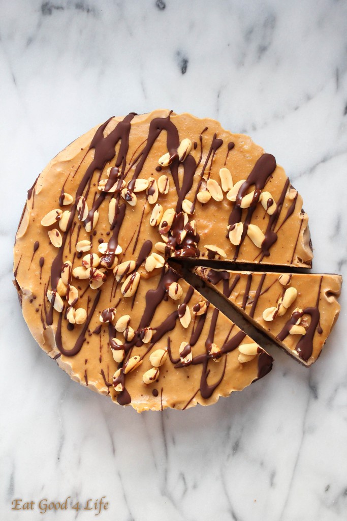 No bake peanut butter pie (GF) by Eat Good 4 Life | Photo credit: at Good 4 Life