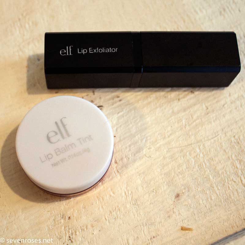 Elf Lip Exfoliator & tinted Lip Balm