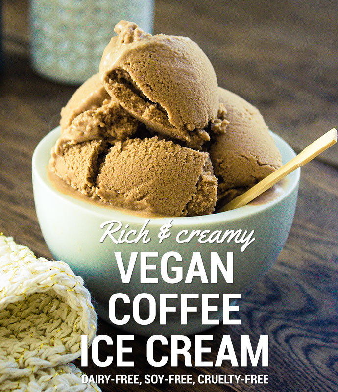 Vegan Coffee Ice Cream - The All Natural Vegan