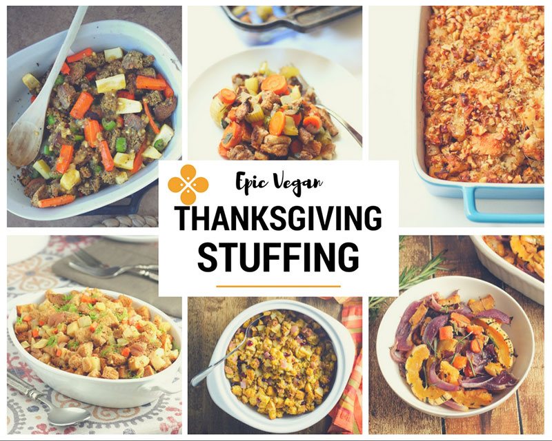 Epic Vegan Thanksgiving Stuffing