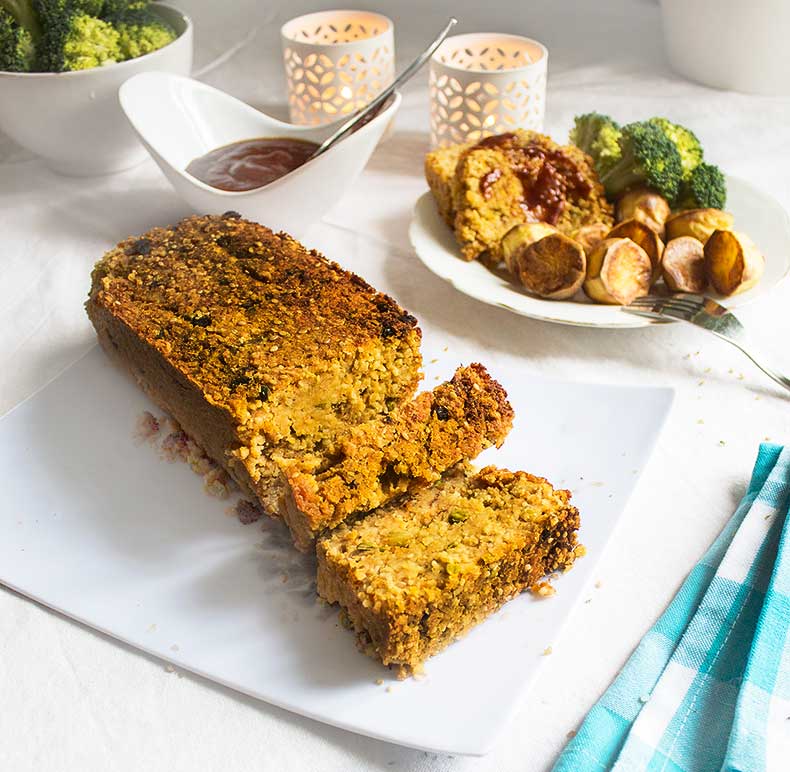 Vegan lentil loaf