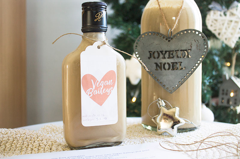 Last minute gift idea: homemade Vegan Irish Cream Baileys