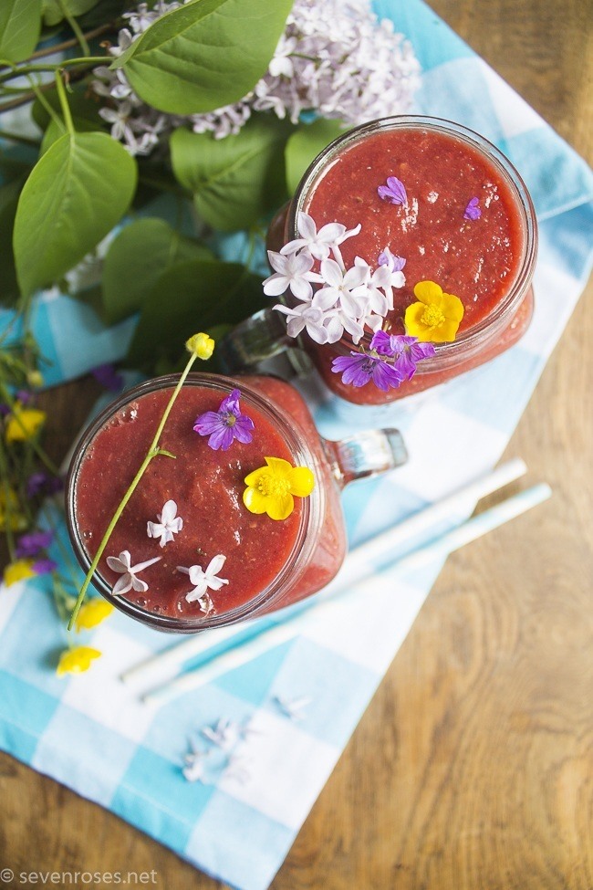 Ruby red antioxidant smoothie