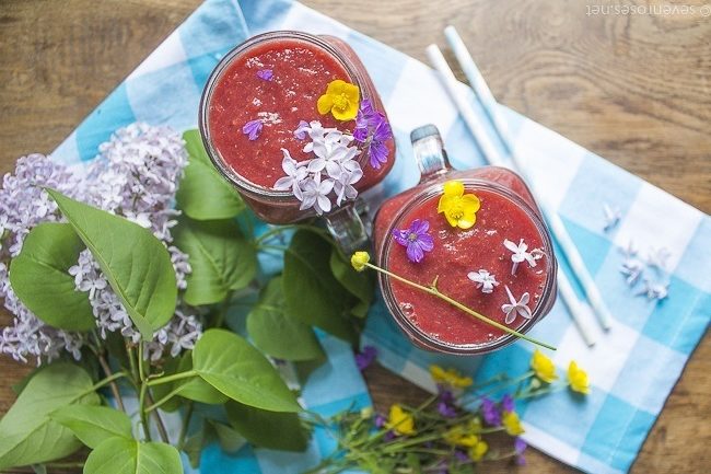 Ruby red antioxidant smoothie