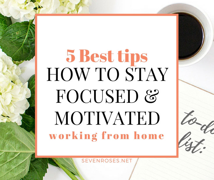 5 tips how to stay focused and motivated - Seven Roses