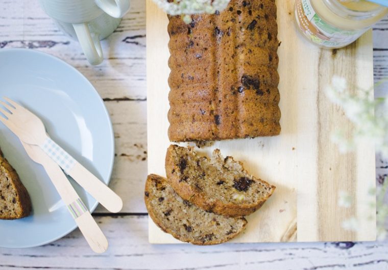 Coconut-Banana bread (one-bowl, Vegan)