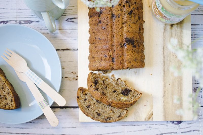 Coconut-Banana bread (one-bowl, Vegan)