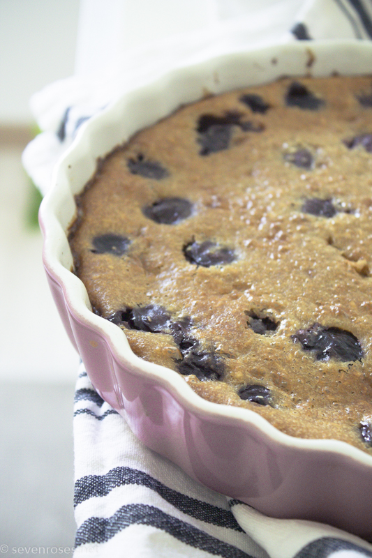 Vegan Cherry Clafoutis