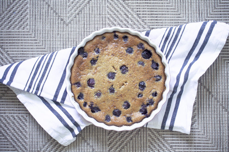 Vegan Cherry Clafoutis