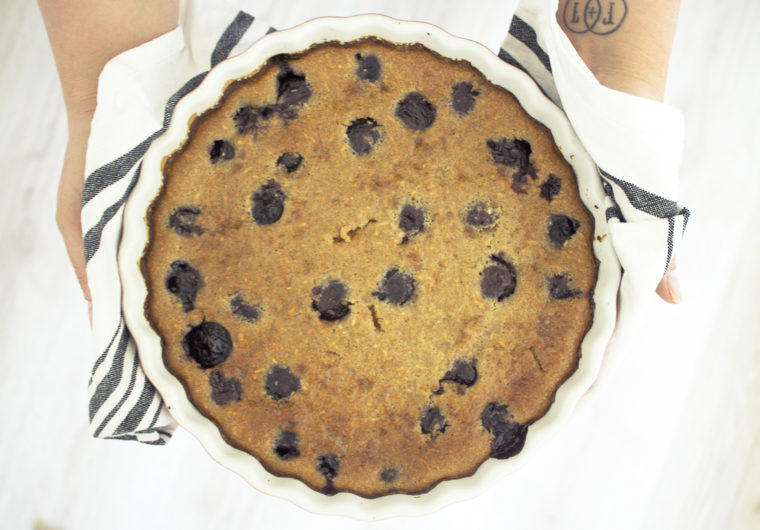 Vegan Cherry Clafoutis