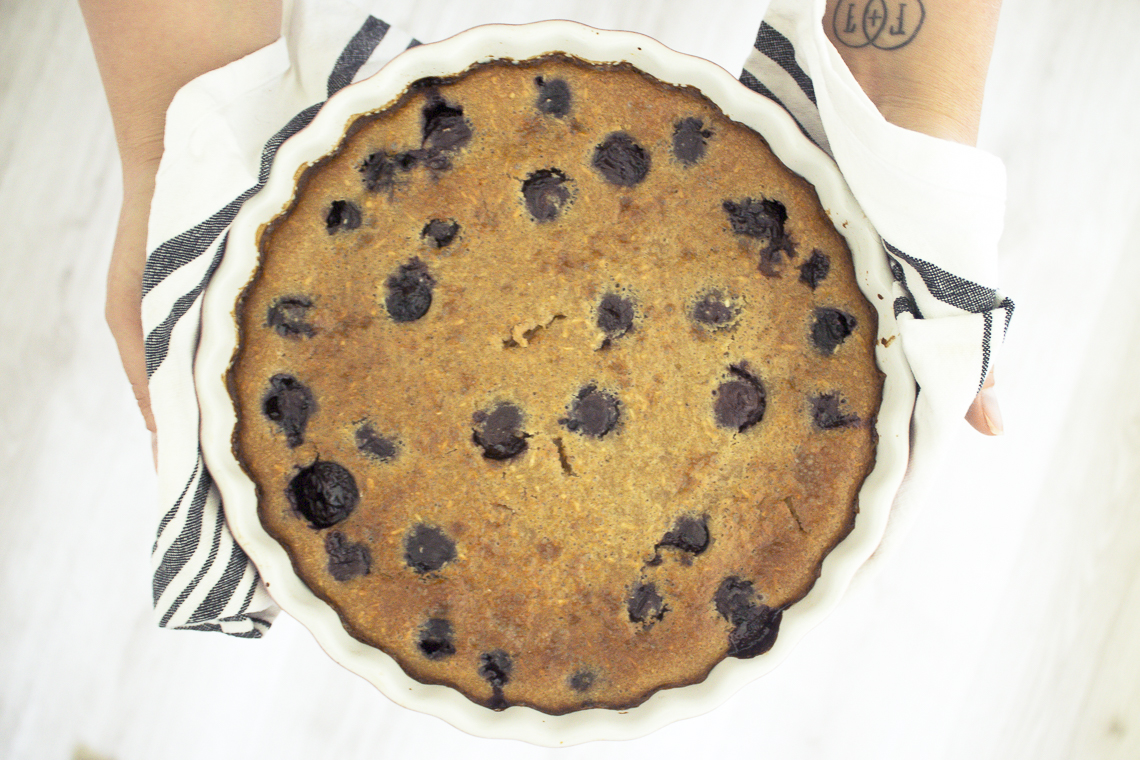 Vegan Cherry Clafoutis