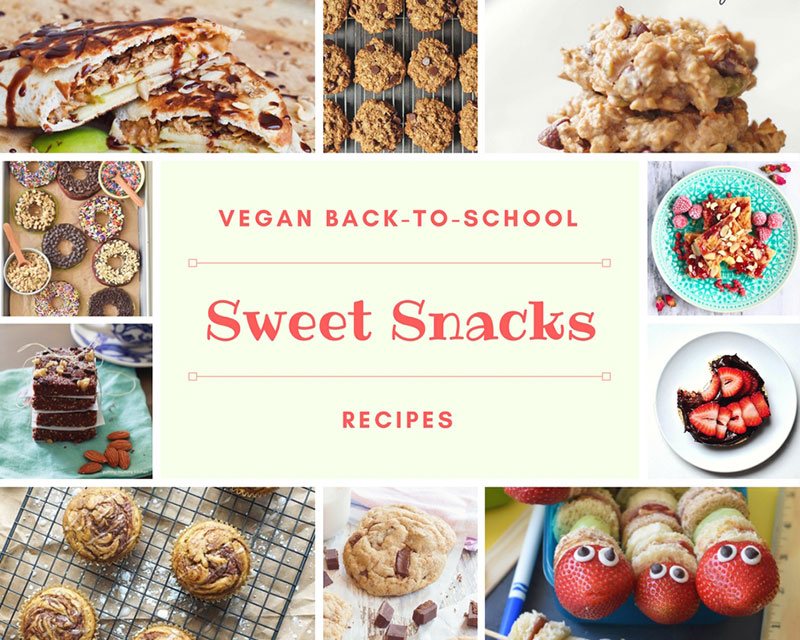 Epic Vegan Back to School recipes: SWEET SNACKS