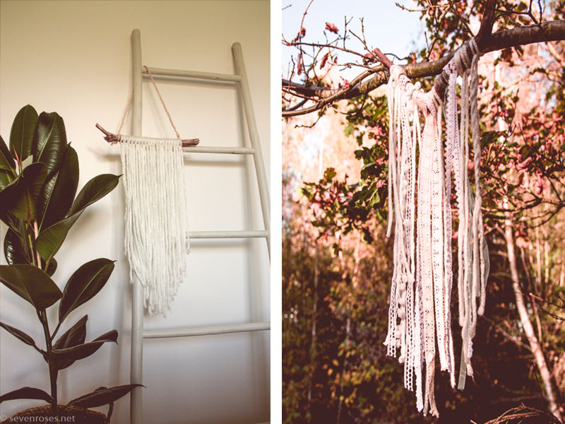DIY Boho wall hanging ♥ super easy and fast