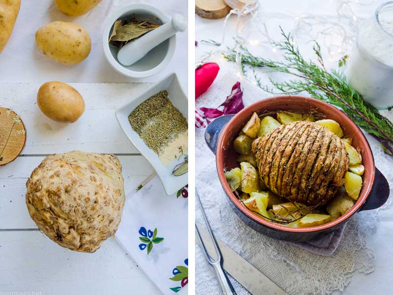 Here's a recipe for a festive, decadent, yummy Vegan Holiday Roast that will please everybody at your holiday table. Can you guess what the 1 ingredient is?