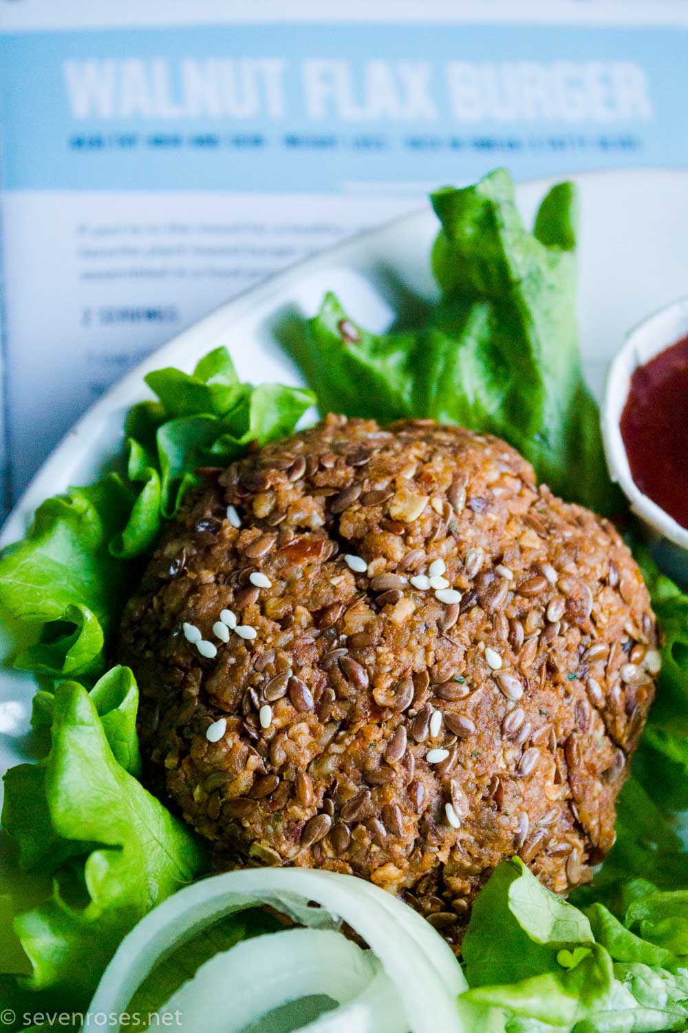 Walnut flax burgers