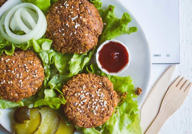 Walnut flax burgers