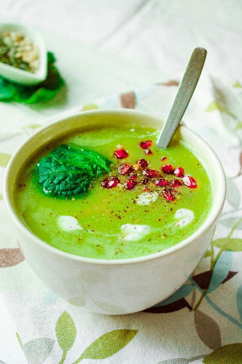 Split Pea and Spinach creamy soup