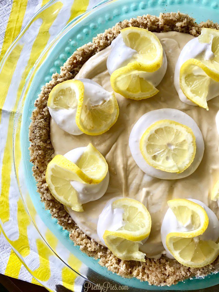 Lemon Delight Pie {Low Carb, Paleo, Vegan}