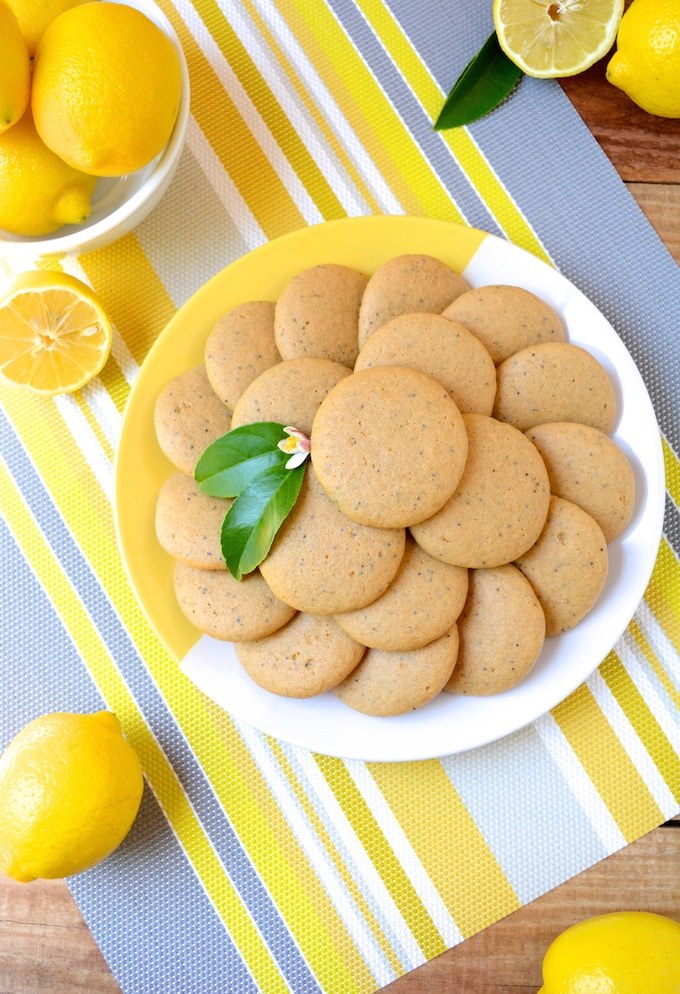 Vegan Lemon Poppy Seed Cookies