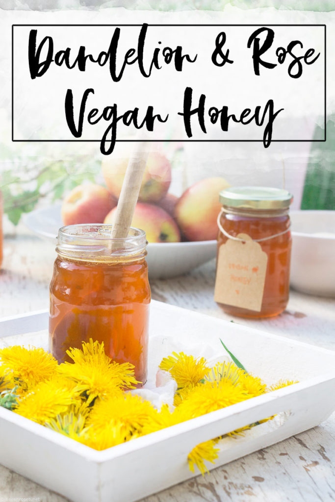 How to make your own Vegan dandelion honey Seven Roses