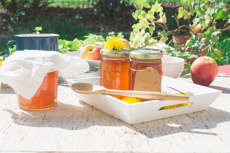 How to make your own Vegan dandelion honey Seven Roses