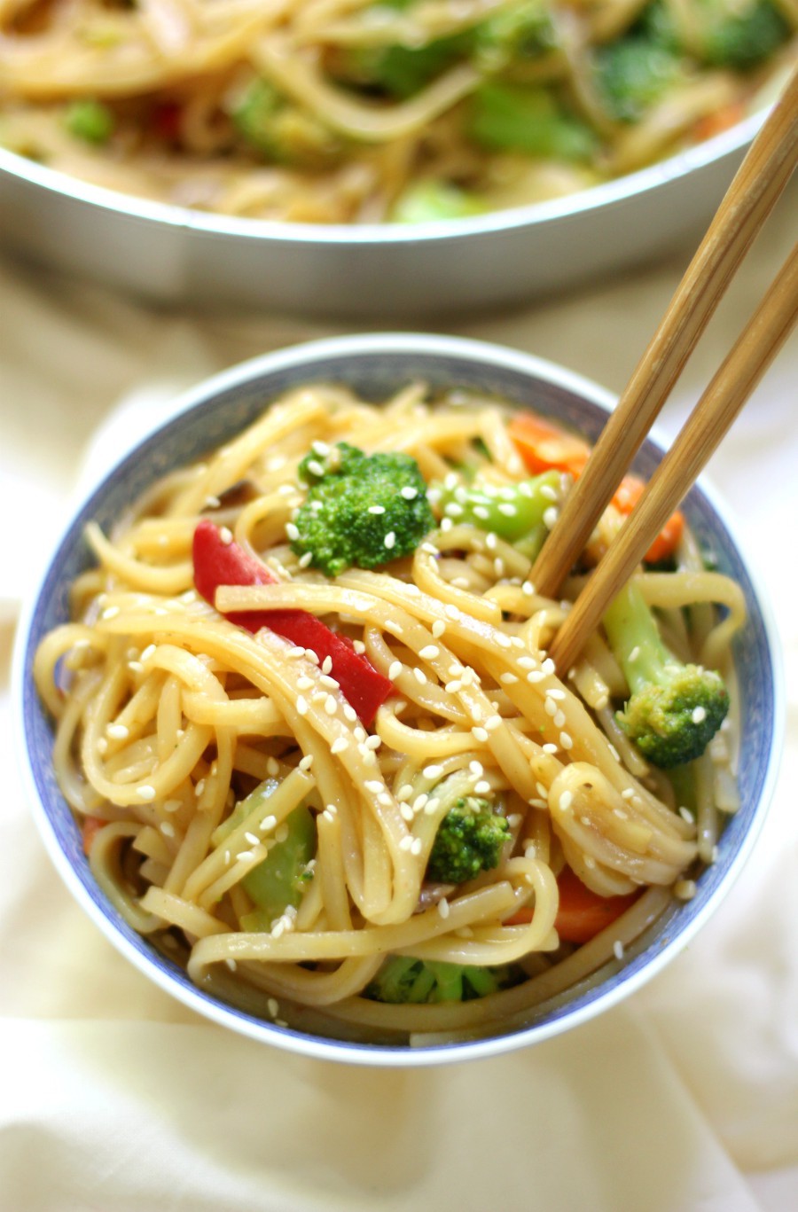 10-Minute Gluten-Free Vegetable Lo Mein