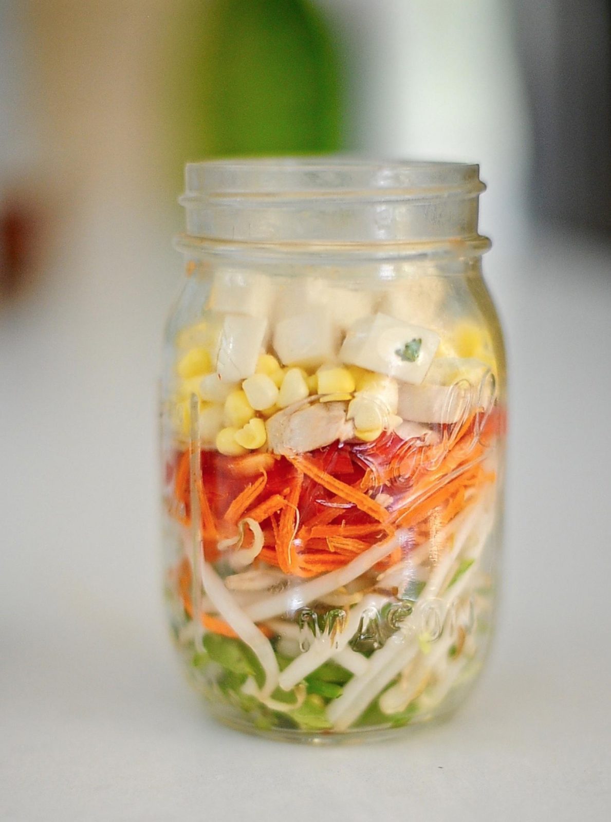 MASON JAR MISO SOUP (VEGAN)