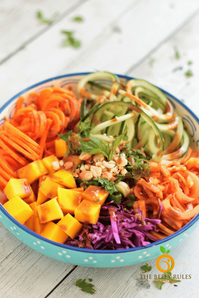 RAINBOW THAI SPIRALIZED SALAD (V+GF)