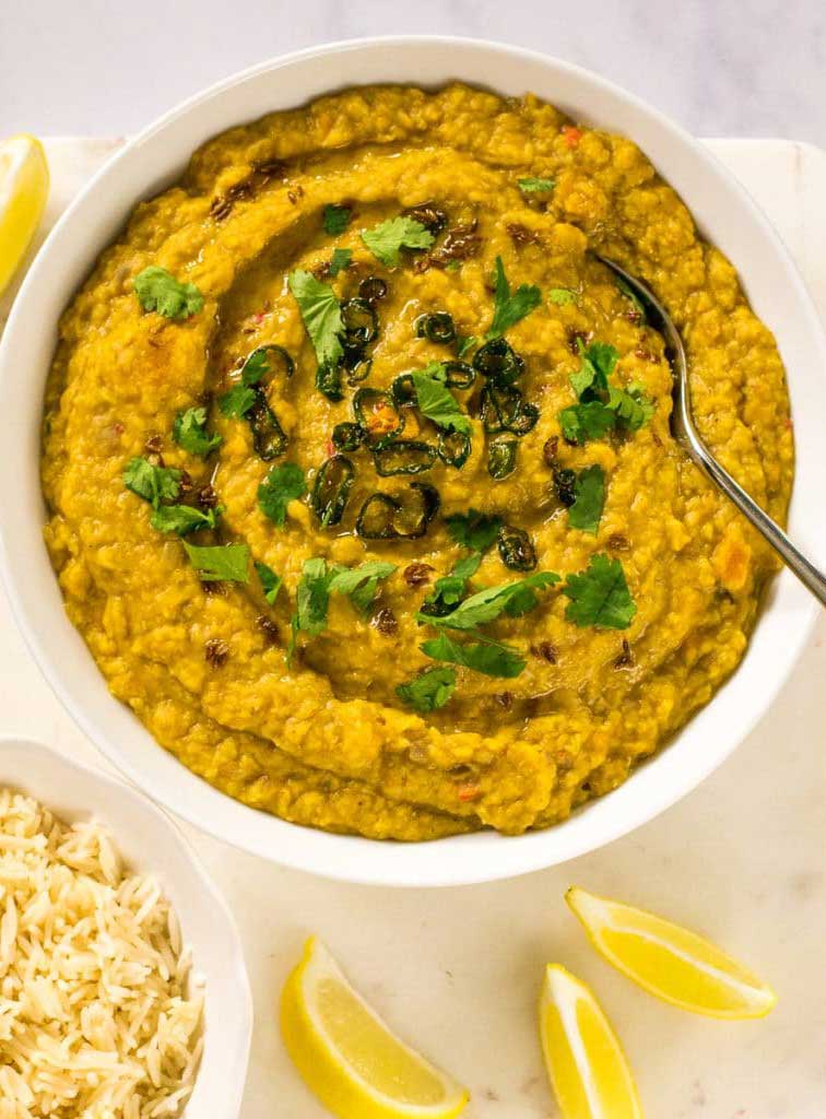 Slow Cooker Butternut Dhal