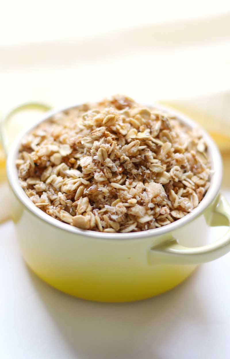 Slow Cooker Vanilla Coconut Granola