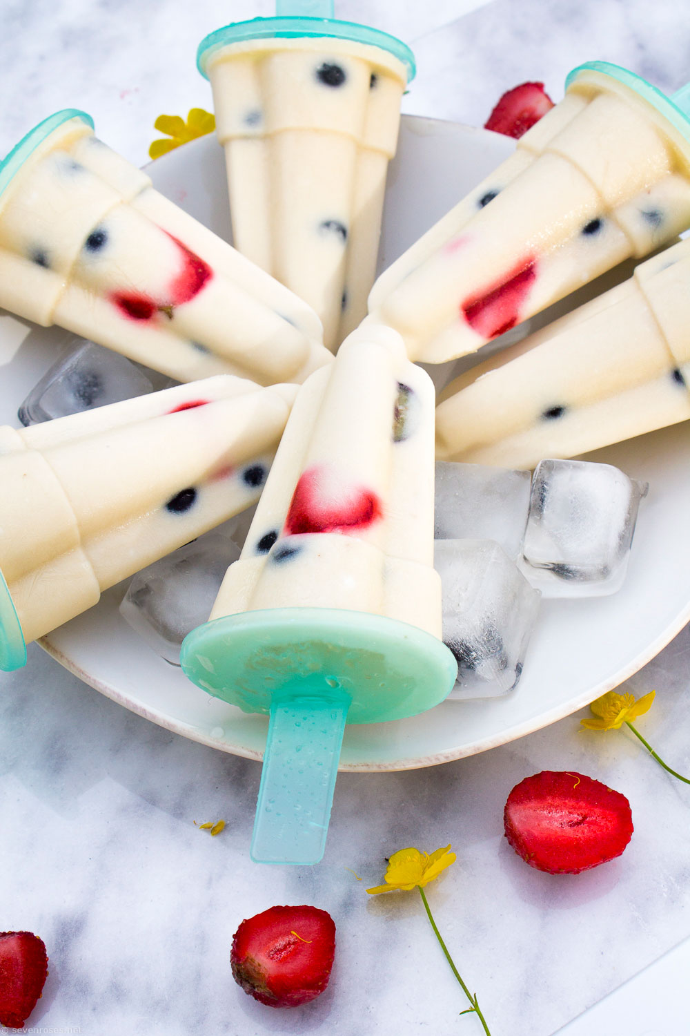 healthy coconut popsicles