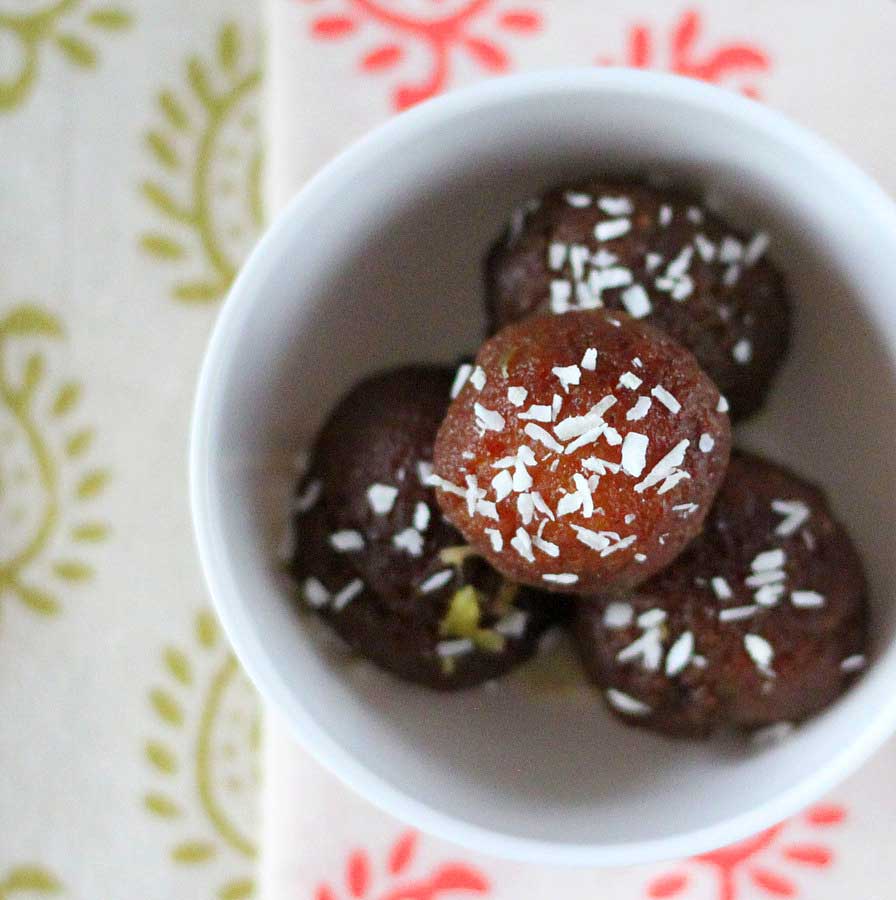 EGAN & GLUTENFREE GULAB JAMUNS