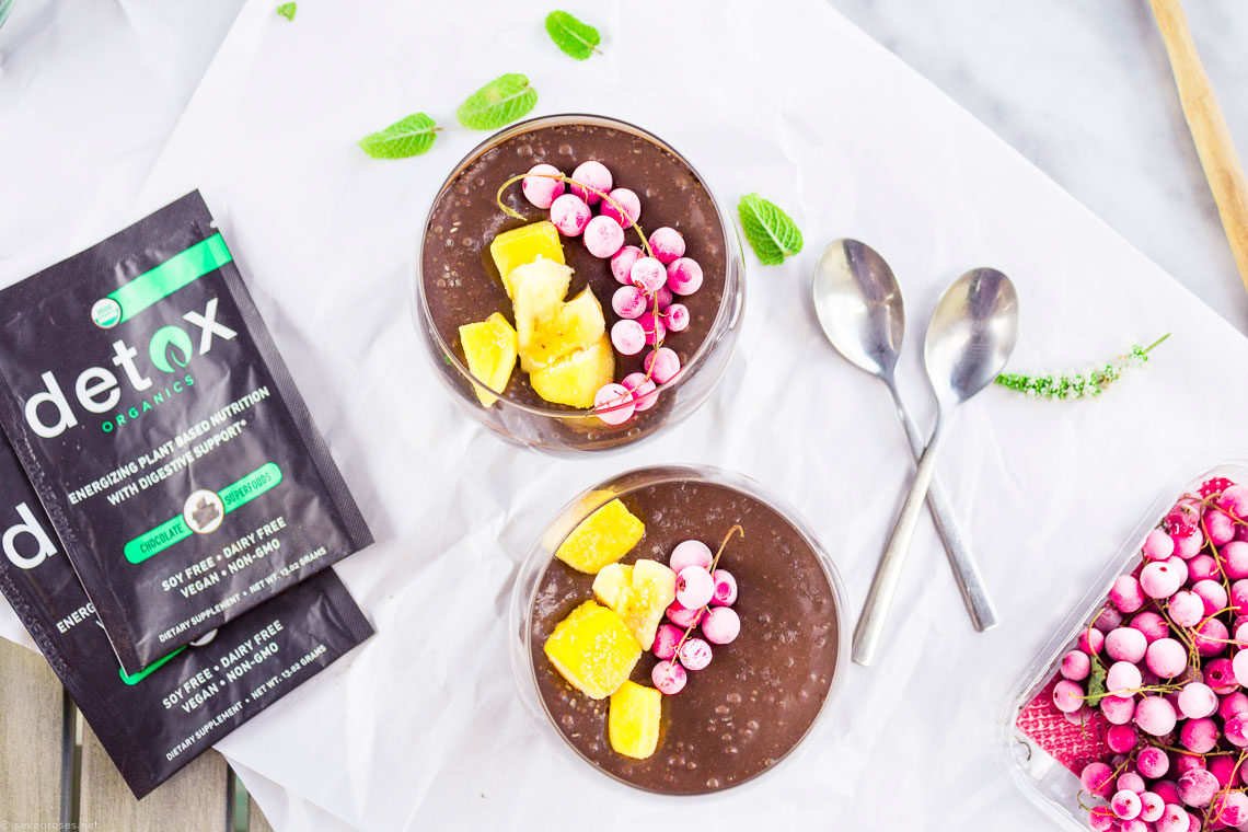 Superfood Chocolate chia pudding