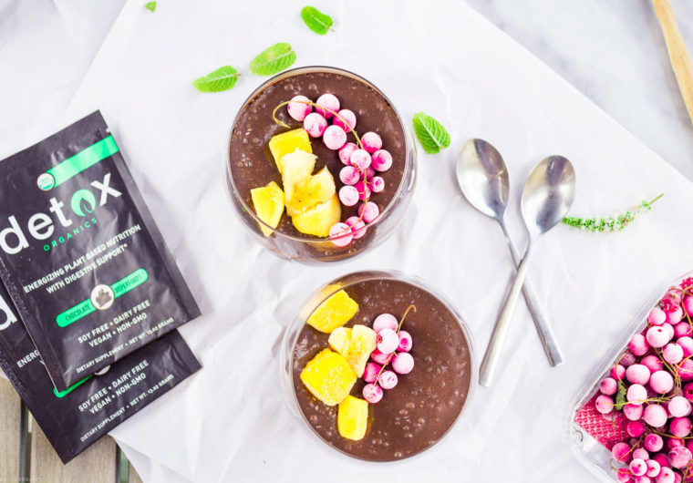 Superfood Chocolate chia pudding