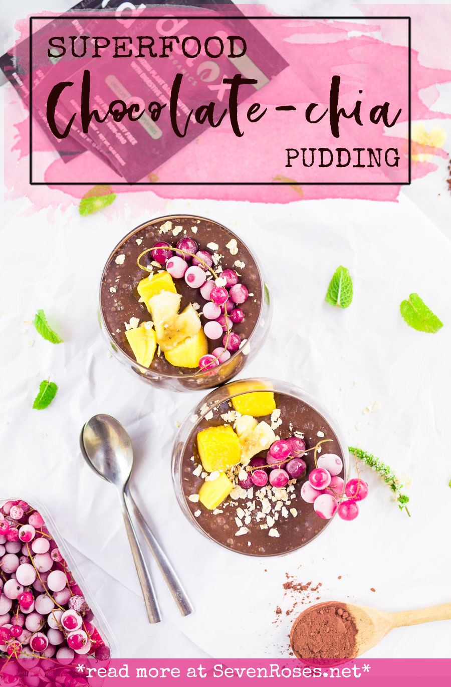 Superfood Chocolate-chia pudding