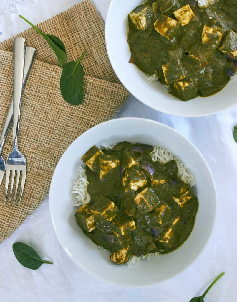 Vegan Palak Paneer