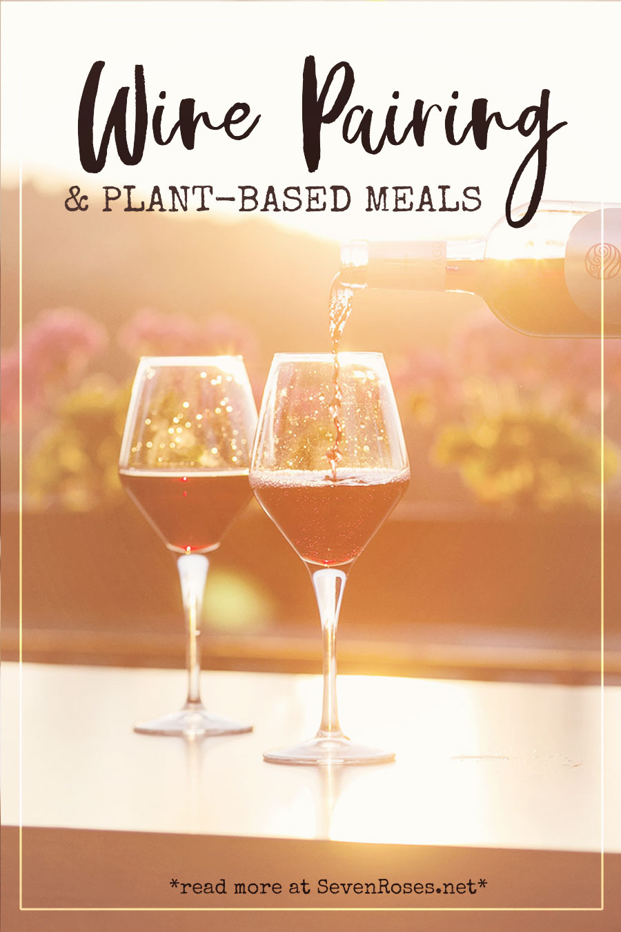 Wine pairing and plant-based meals