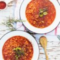 Hungarian red lentil soup from The Vegan 8