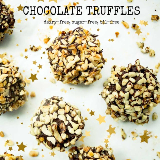 Vegano Rocher: raw vegan hazelnut chocolate truffles