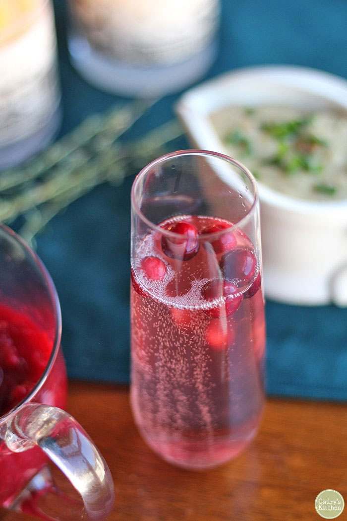 Cranberry mimosa