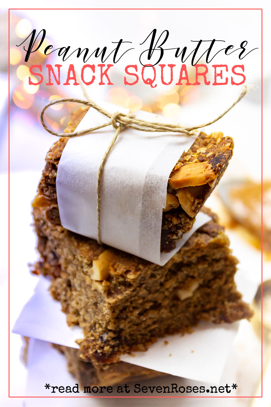 Peanut Butter Snack Squares