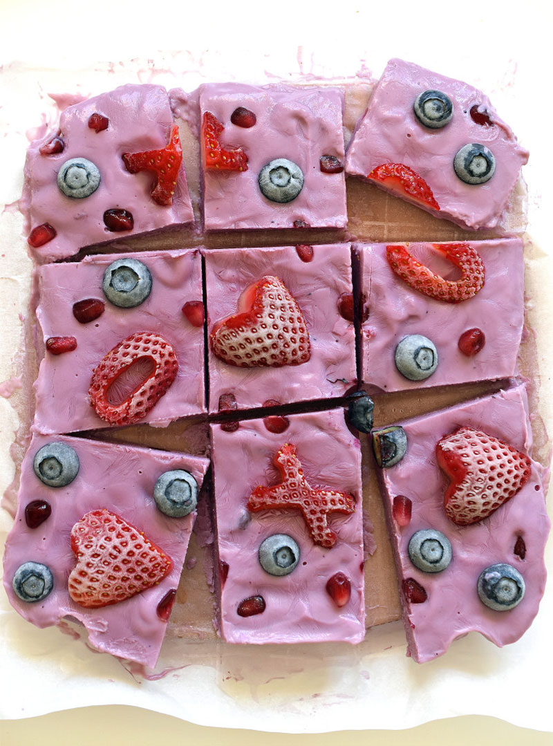 Valentine's Yogurt Bark