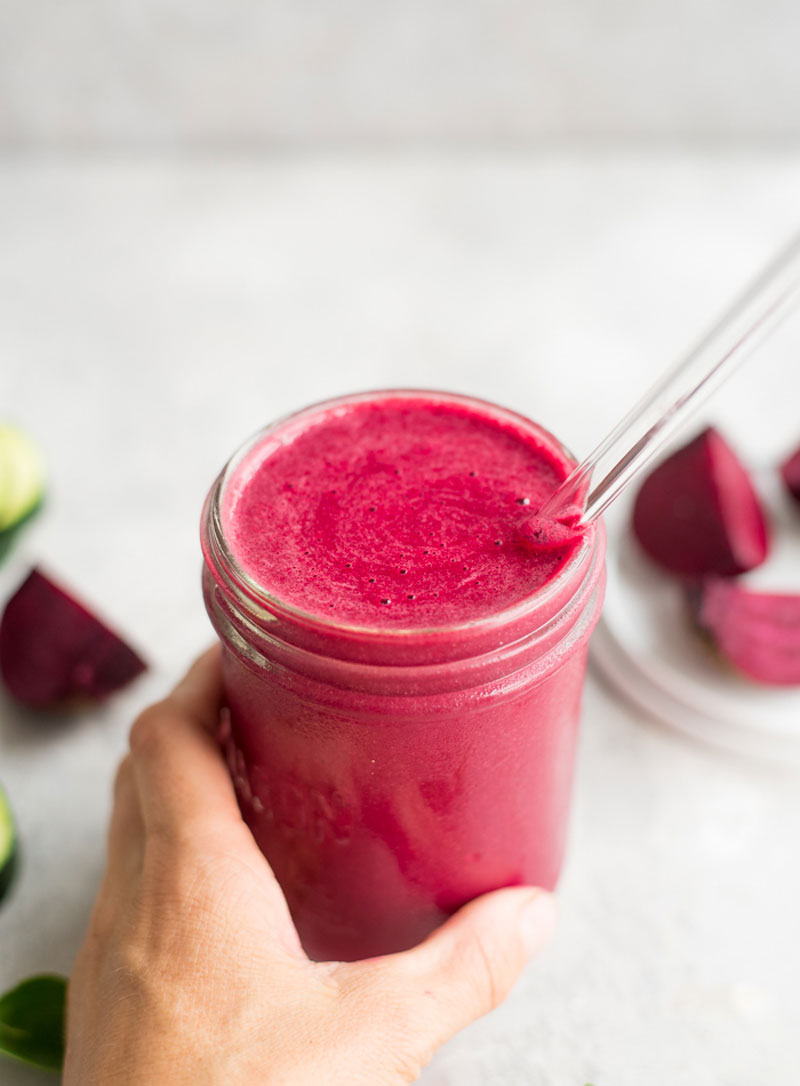 Beet orange smoothie