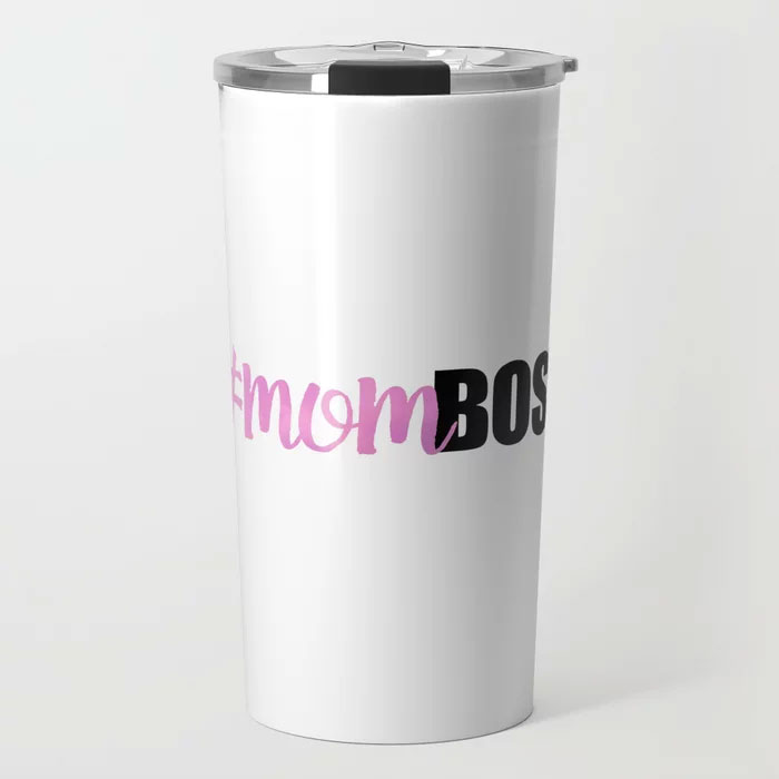 #momboss | Mom Boss Travel Mug