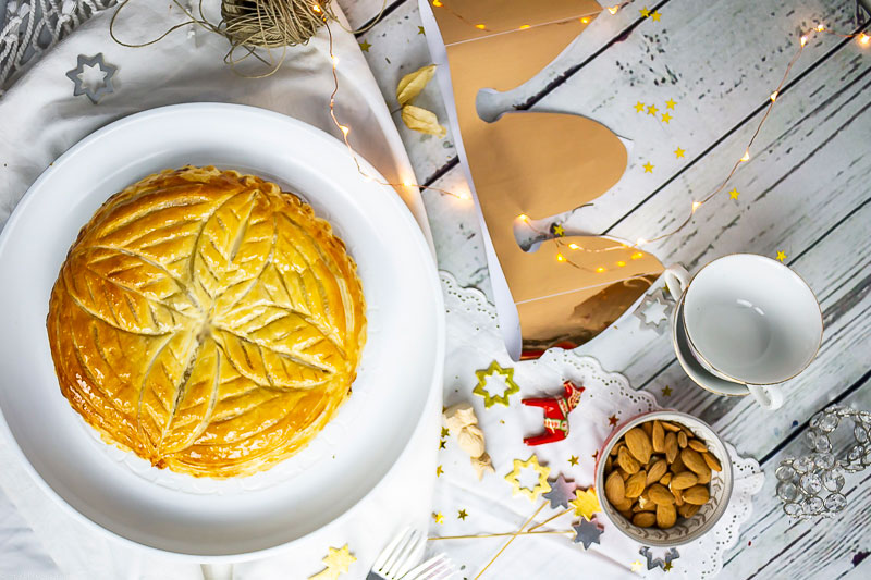 Vegan Frangipani tart - Vegan Galette des Rois 