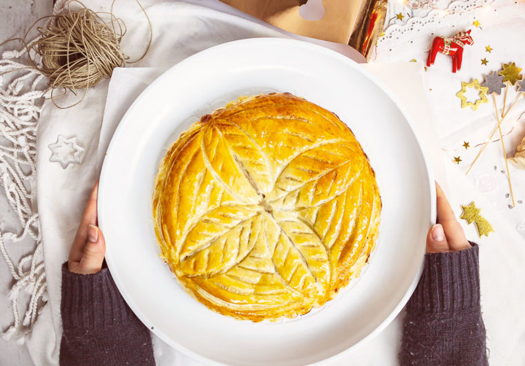 Vegan Frangipani tart: easy Galette des Rois ♕