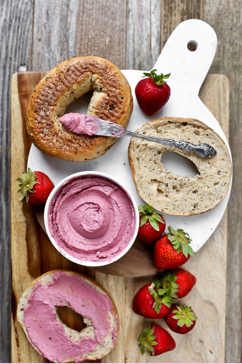 Vegan Strawberry Cream Cheese